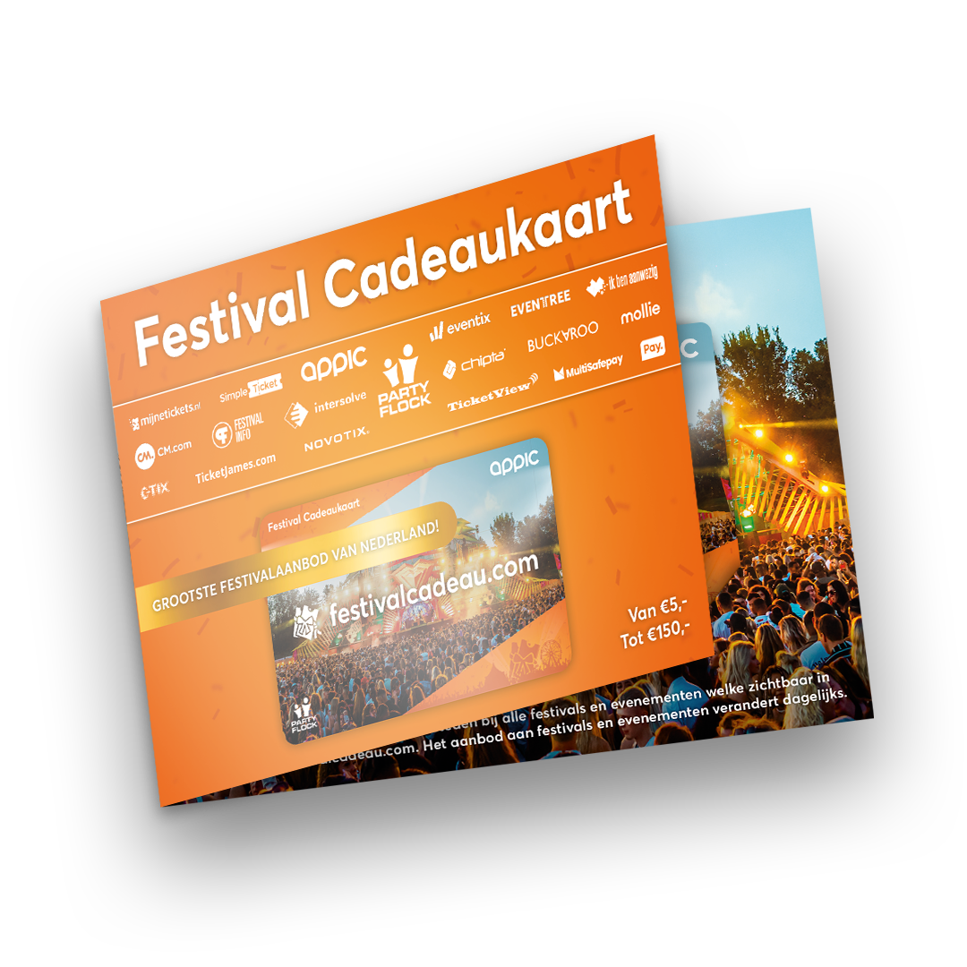 Novotix - Festival Cadeaukaart - Verpakkingsomslag