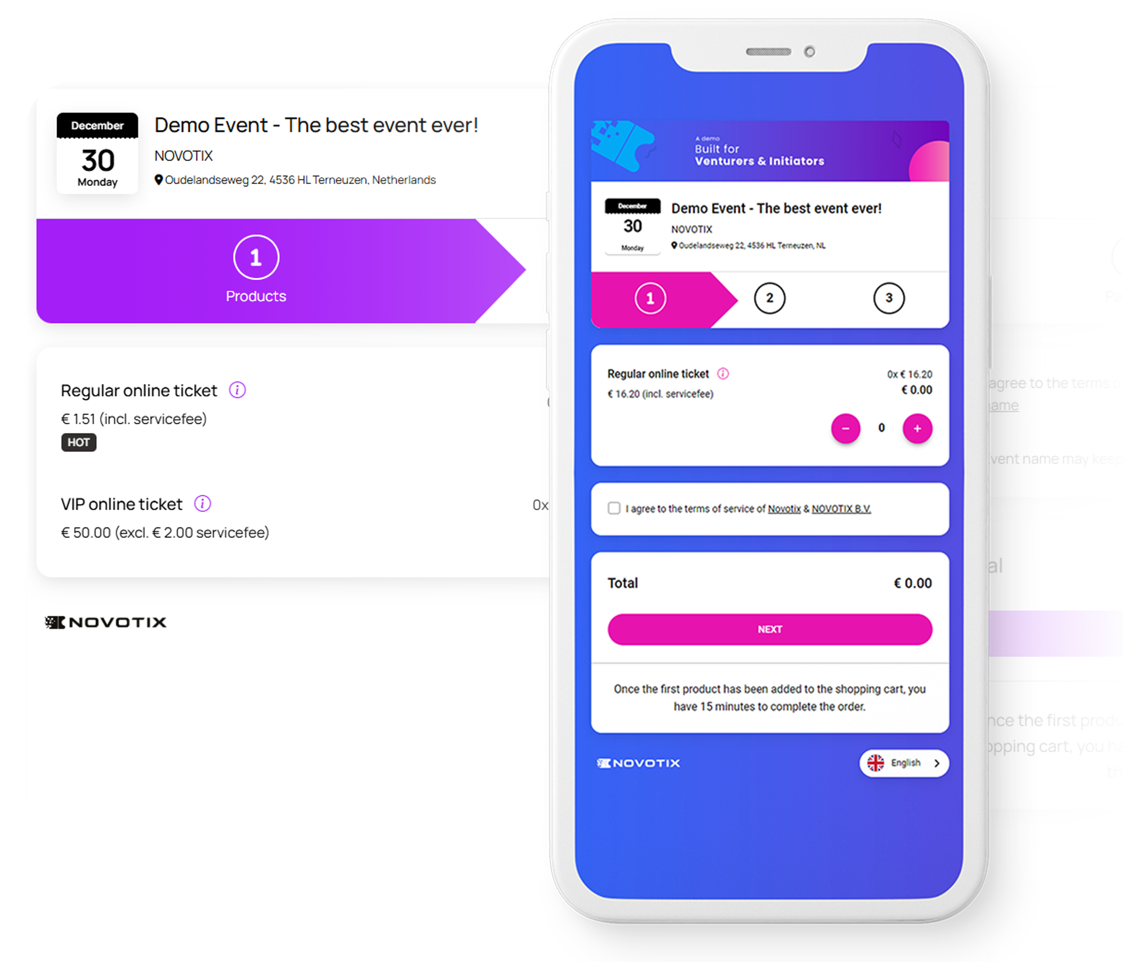 Novotix - Ticketshop