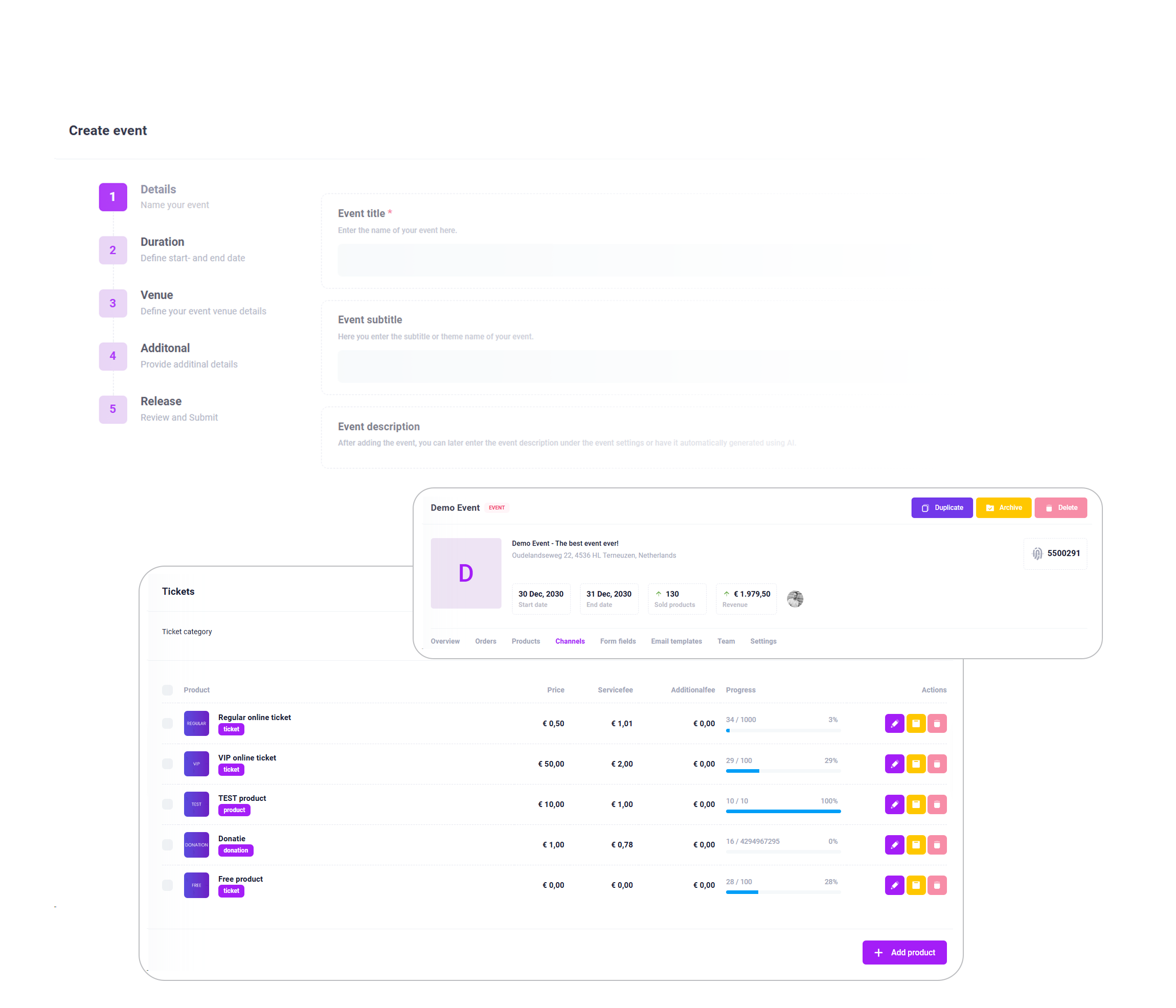 Novotix platform dashboard